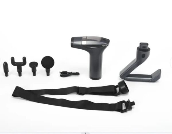 ⁦مسدس مساد المحمول بشاشة - massage gun LED screen & extended handle⁩ - الصورة ⁦6⁩