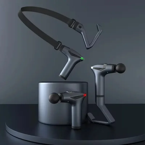 ⁦مسدس مساد المحمول بشاشة - massage gun LED screen & extended handle⁩ - الصورة ⁦3⁩
