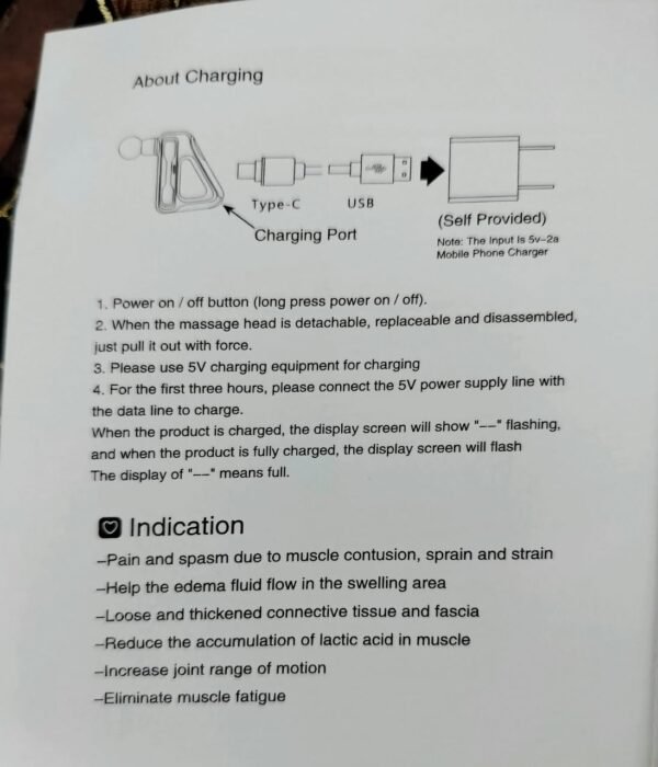 ⁦مسدس المساج المثلث Triangle Fascial Gun⁩ - الصورة ⁦9⁩